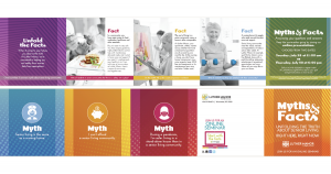 Colorful Myths vs Facts Mailer