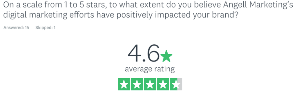 digital marketing services ranked 4.6/5