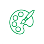 icon depicting a paint brush